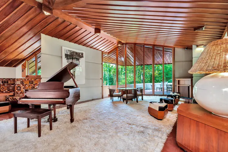 خانه فانتنهد فرانک لوید رایت خریداریشده توسط موزه هنر میسیسیپی و آماده برای تورهای عمومی - تصویر ۵ از ۷۰