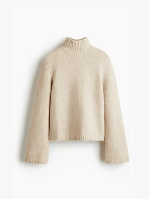 سویتر یقه‌بند شبیه گره – H&M