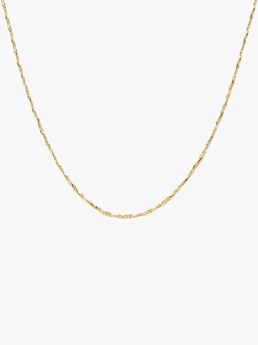 گردنبند زنجیر چین‌دار Twist – Brilliant Earth