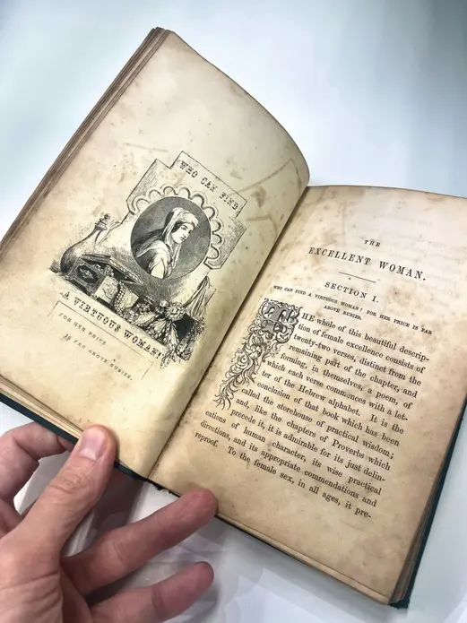 کتاب «زن برجسته» کتابخانه همیلتون.